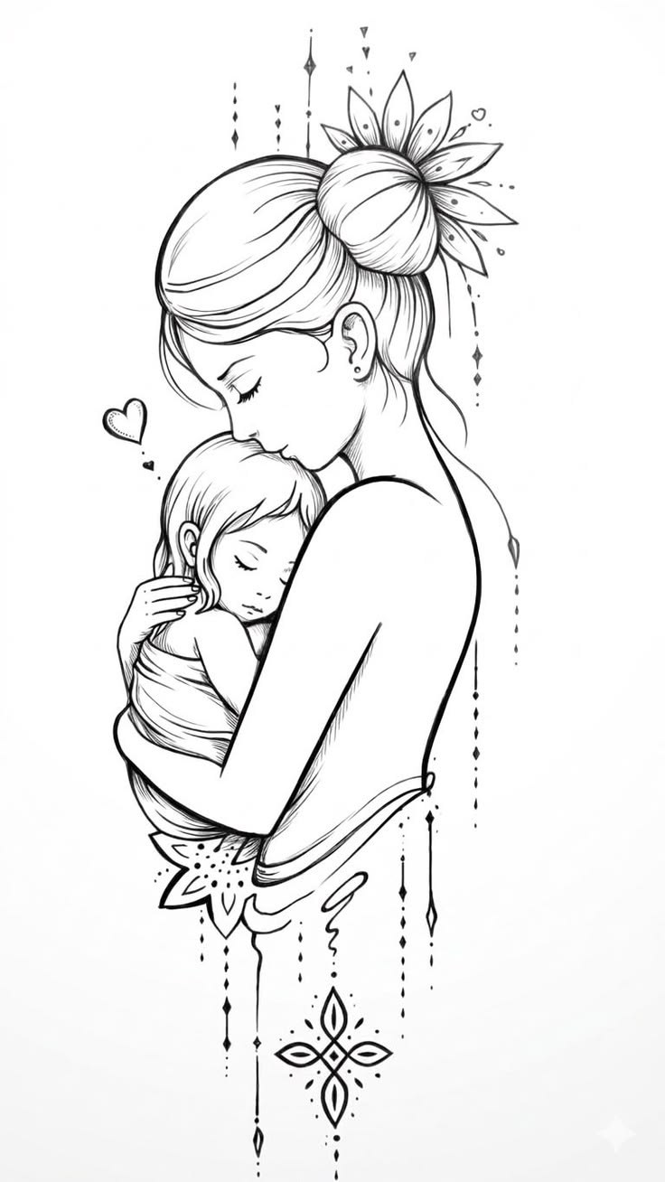 Mãe e Filho em Fine Line