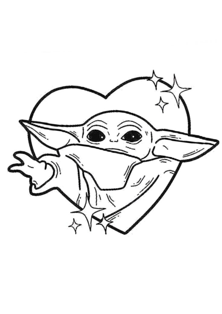 Criatura em Coração com Estrelas
