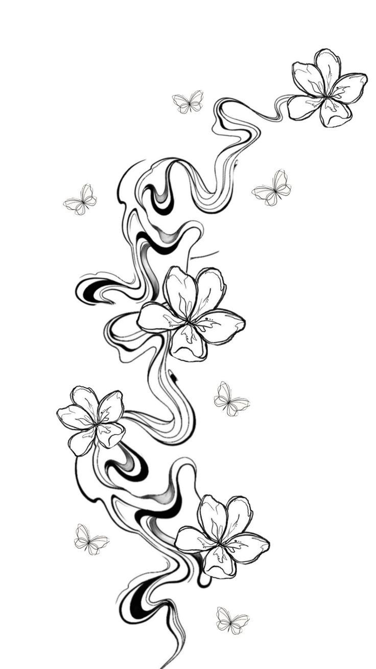 Flores e Borboletas