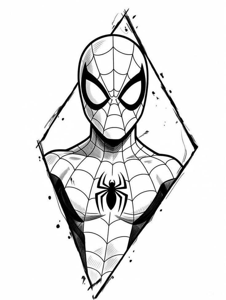 Homem-Aranha em Esboço