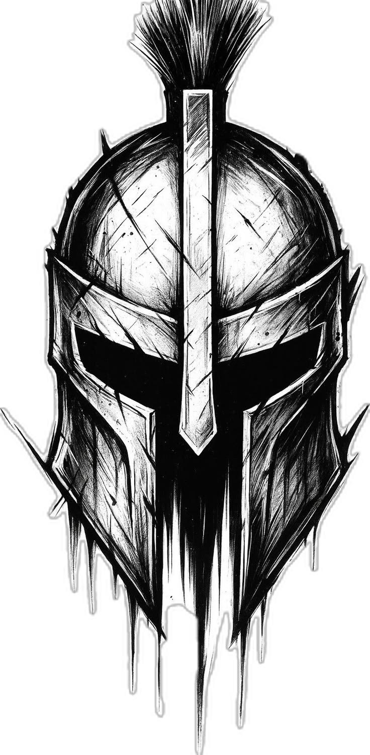 Capacete Espartano Sketch