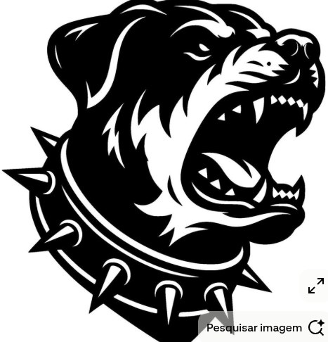 Cachorro Raivoso Blackwork