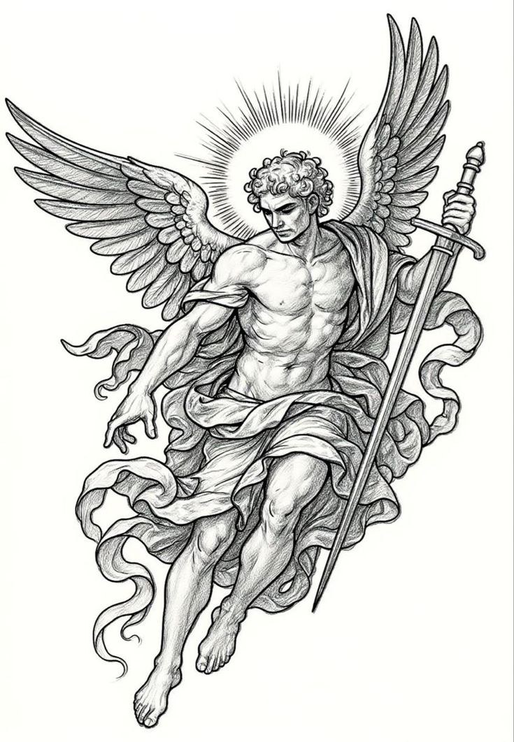 Anjo com Espada