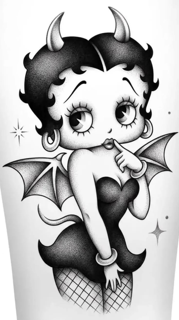 Personagem Estilo Cartoon com Chifres
